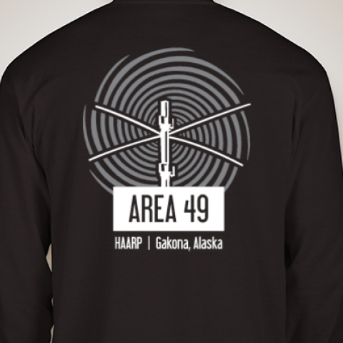Area 49 Black Long Sleeve Shirt (Adult)
