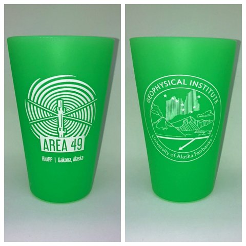 Area 49 Silicone Pint Glass